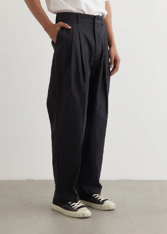 Deep Tuck Pressed Pants