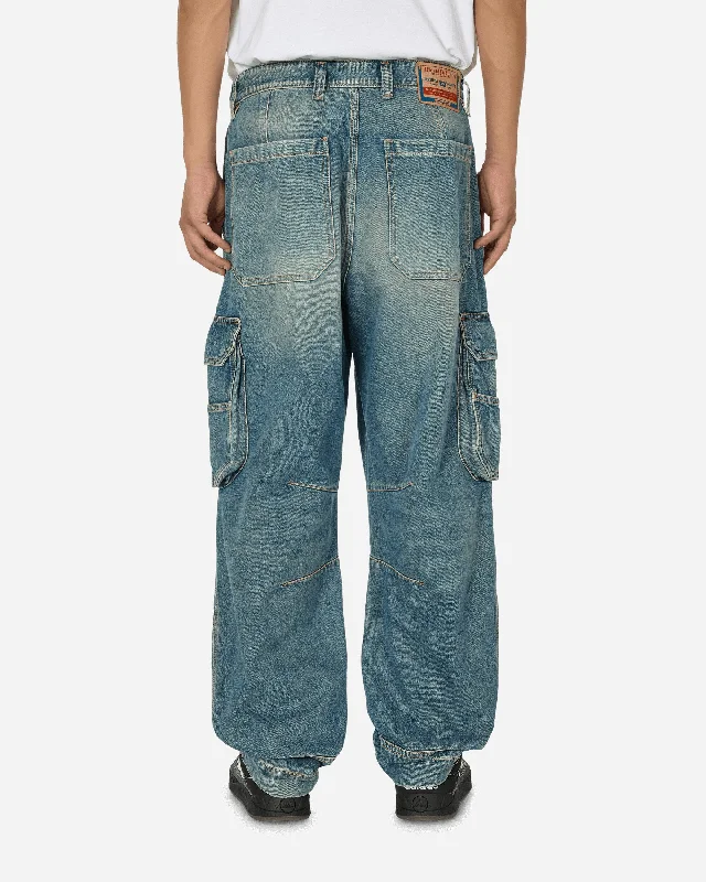 D-Fish Straight Jeans Light Blue