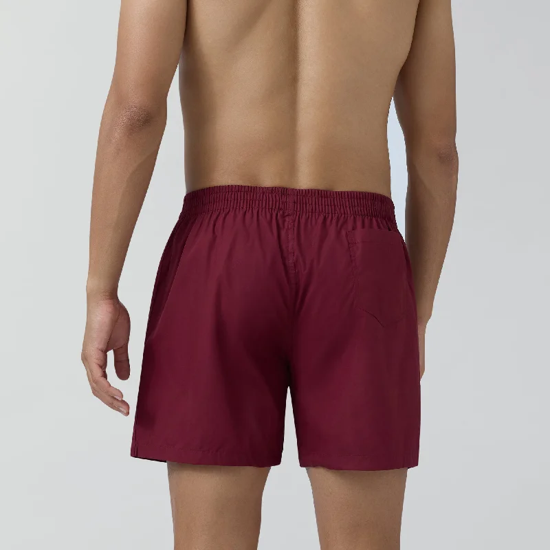 Pace Cotton Boxer Bold Burgundy