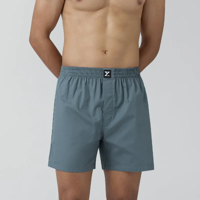 Pace Cotton Boxer Storm Grey