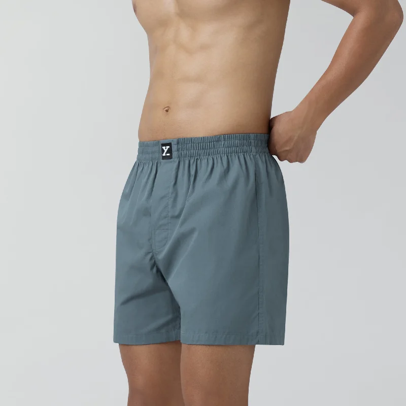 Pace Cotton Boxer Storm Grey