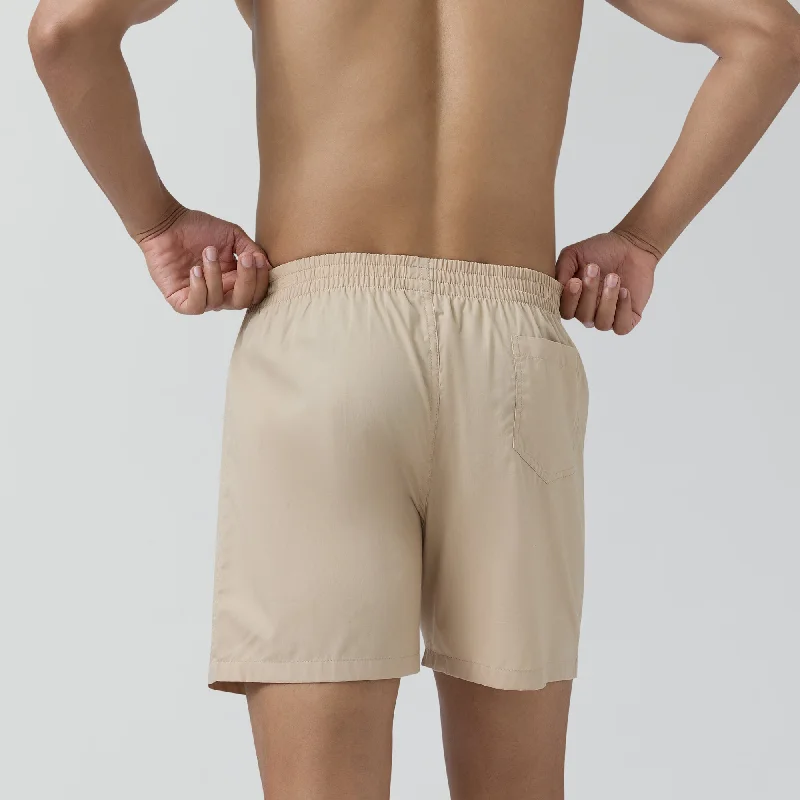 Pace Cotton Boxer Tan Brown