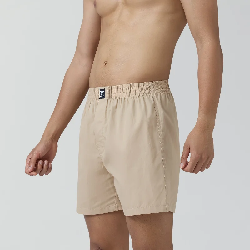 Pace Cotton Boxer Tan Brown