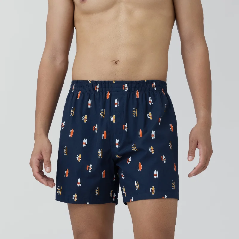 Splash Cotton Boxers - Surfboard Blue