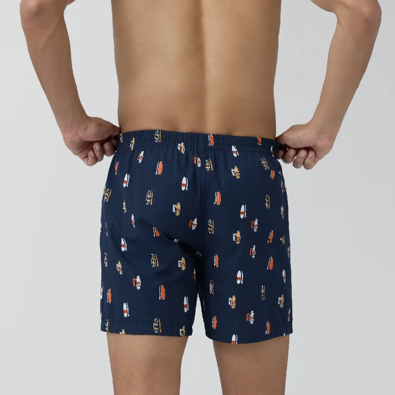 Splash Cotton Boxers - Surfboard Blue