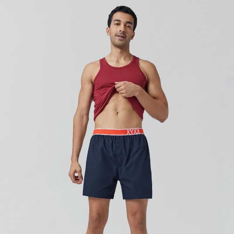 Volt Cotton Boxer Navy Blue