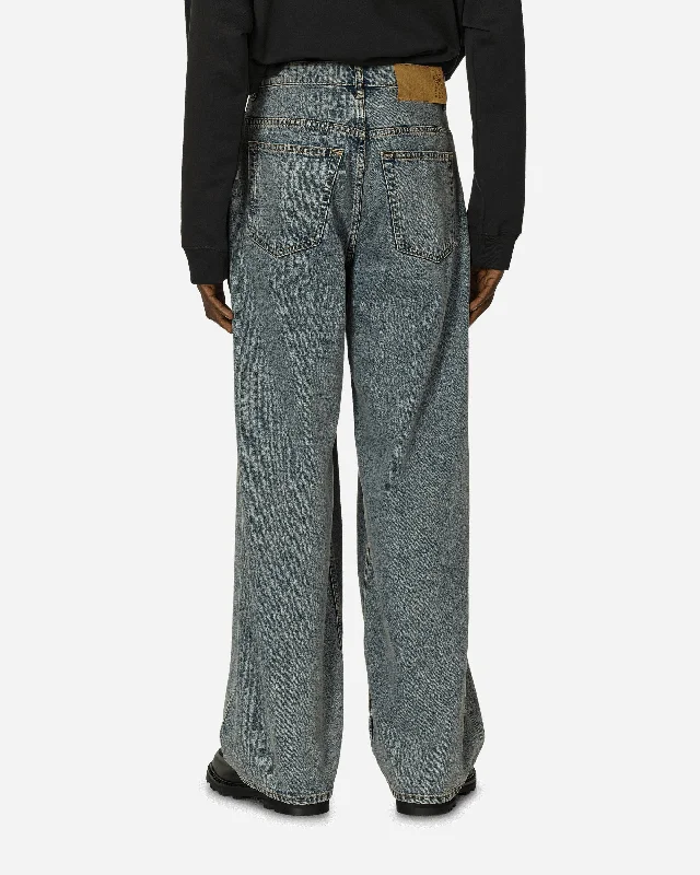 5-Pockets Denim Trousers Light Blue