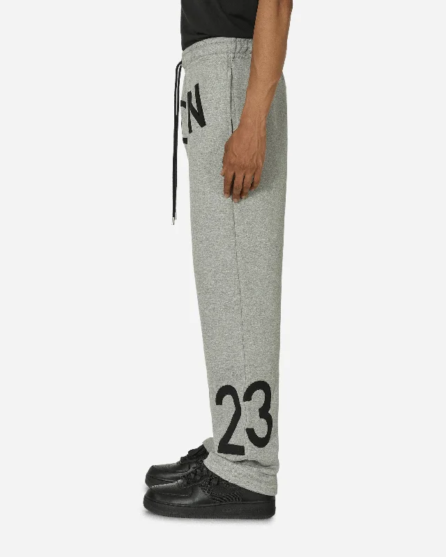 Nina Chanel Fleece Pants Dark Grey Heather