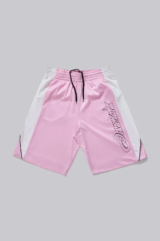 Pink Overdue Basketball Shorts