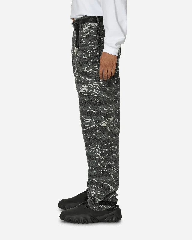 Tiger Camo Work Pants Black