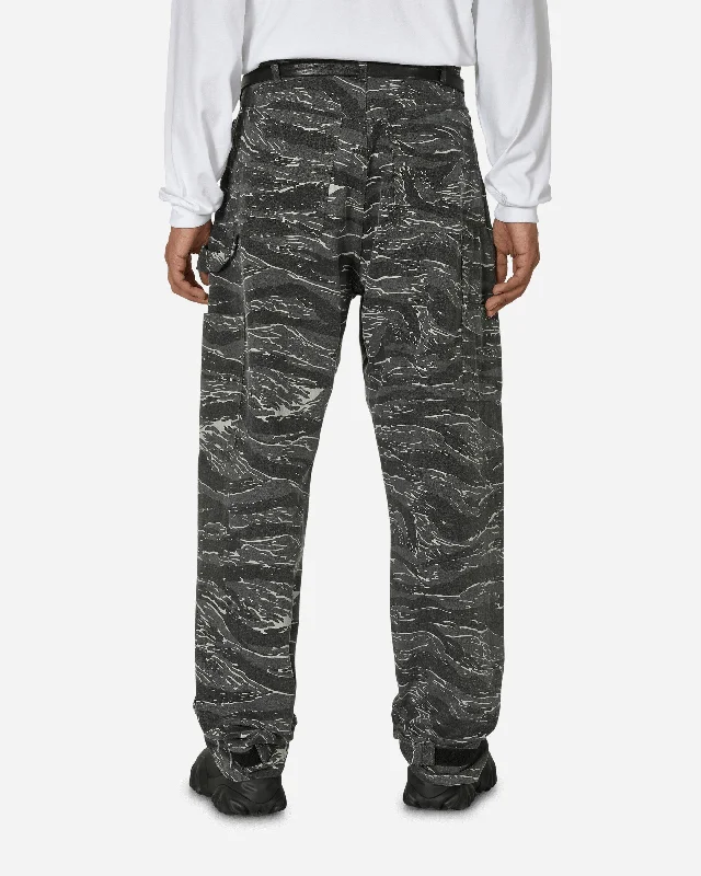 Tiger Camo Work Pants Black