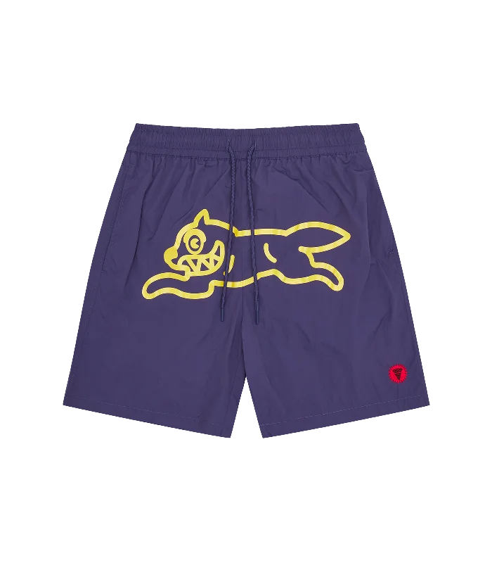 RUNNING DOG SWIM SHORTS - NAVY