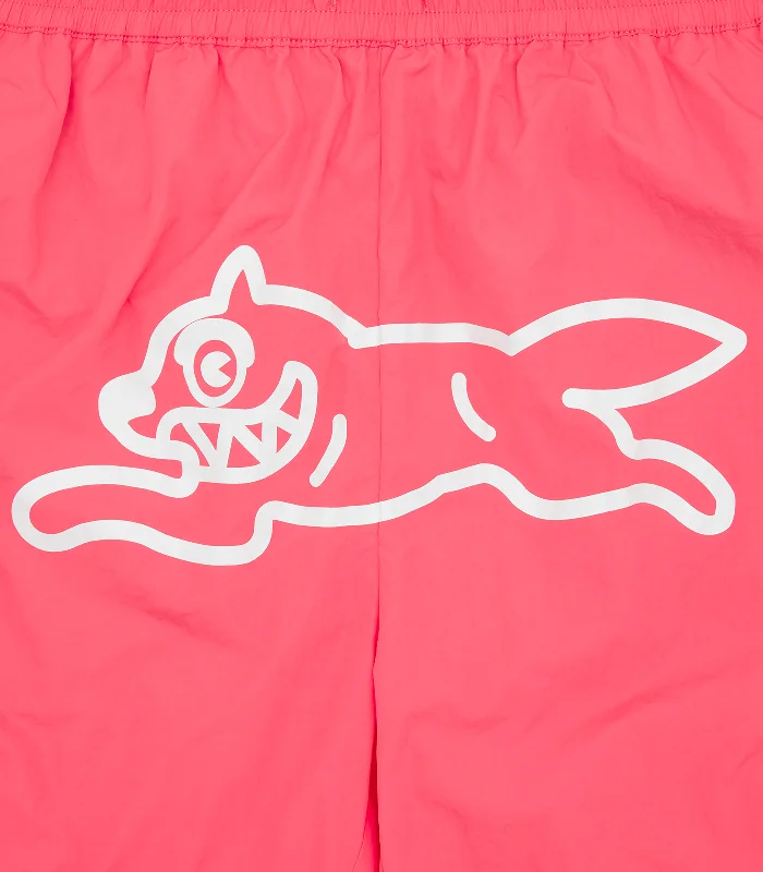 RUNNING DOG SWIM SHORTS - PINK