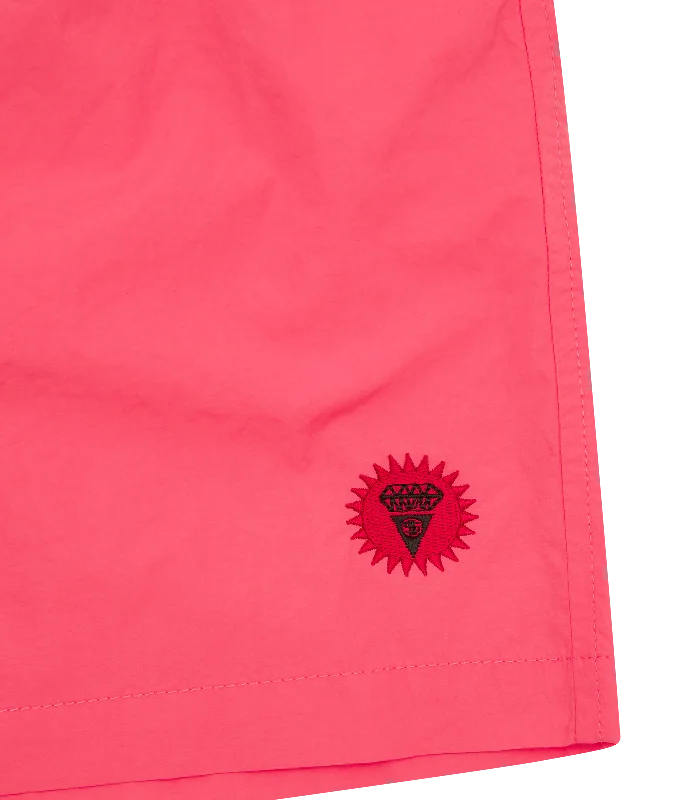 RUNNING DOG SWIM SHORTS - PINK