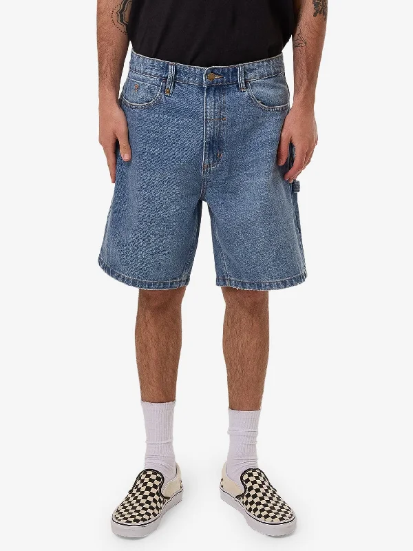 Slacker Denim Short - Dark Dust Blue