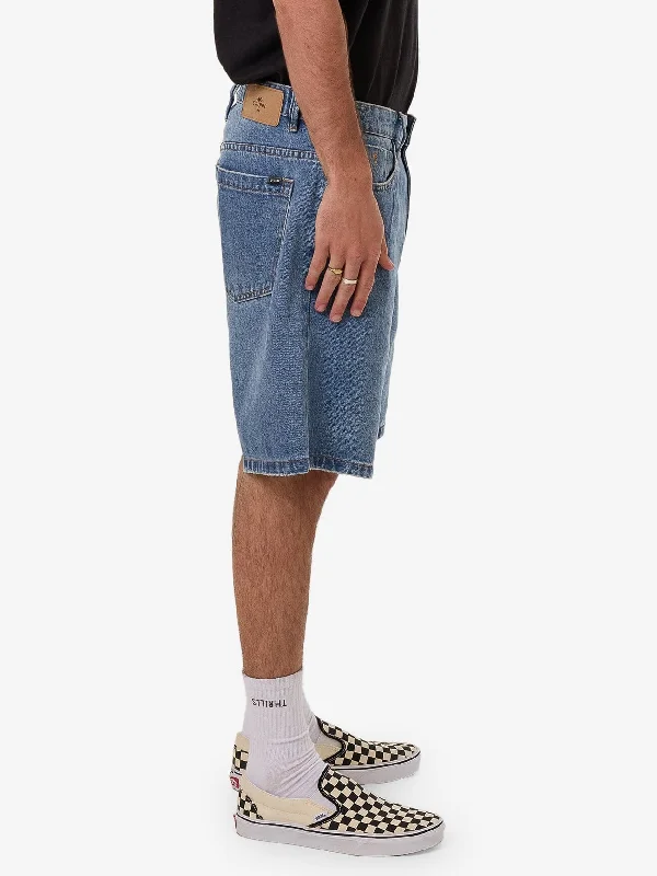 Slacker Denim Short - Dark Dust Blue