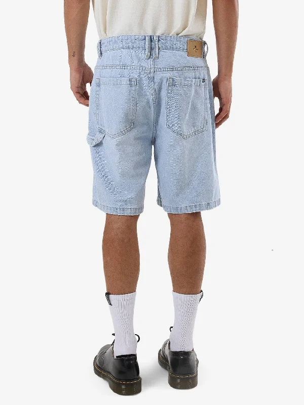 Slacker Denim Short - Light Ash Blue