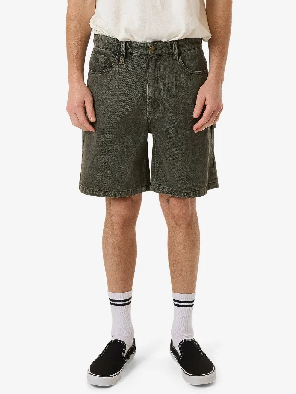 Slacker Denim Short - Light Canteen