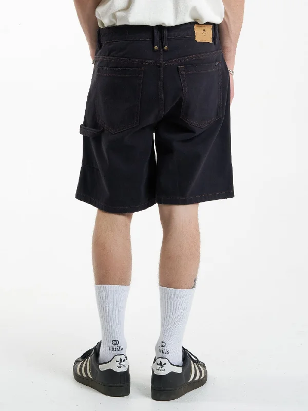 Slacker Denim Short - Midnight  Blue