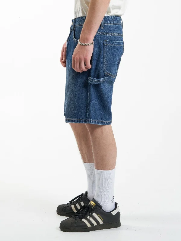 Slacker Denim Short - Roadhouse Blue