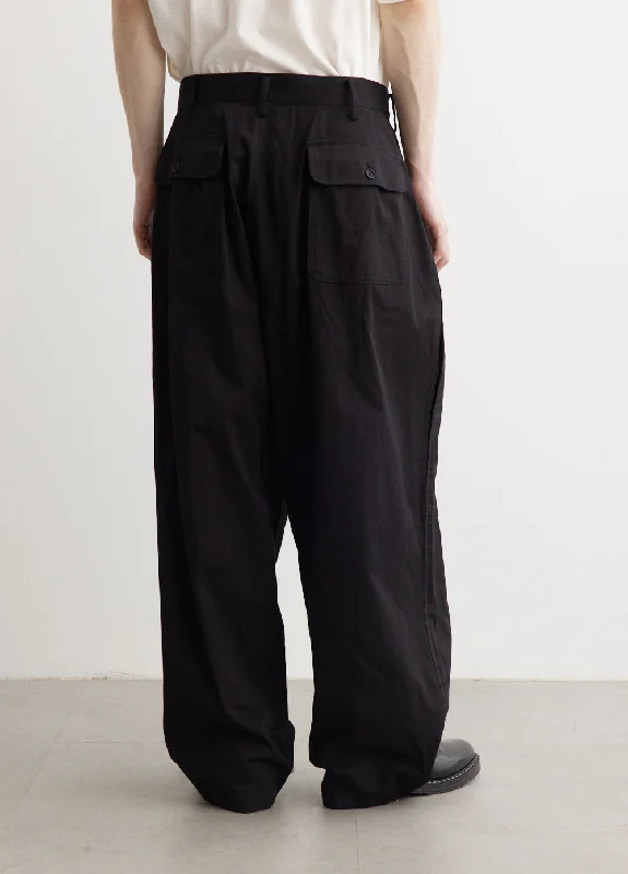 Side Action Pleats Pants