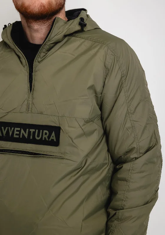 Avventura 808 Quarter Zip Windbreaker, Olive