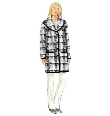 Butterick 6107 Misses' Coat Pattern | Very Easy