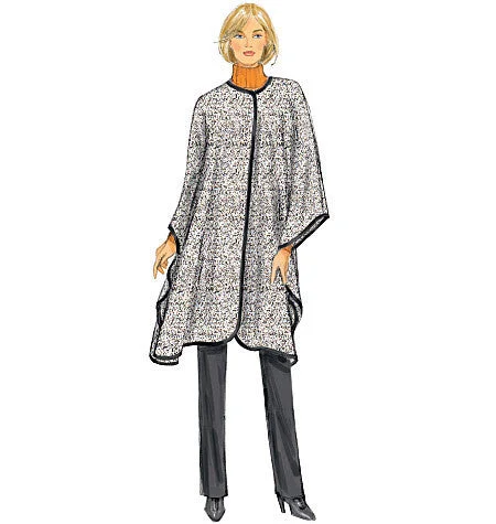 Butterick 6250 Misses' Jacket, Coat and Wrap Pattern