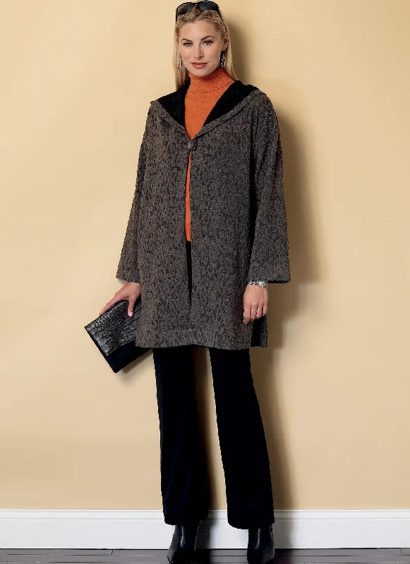 Butterick 6394 Misses' Shawl Collar Coats Pattern