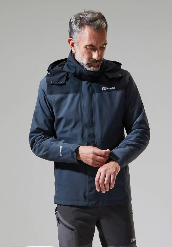 Berghaus Hillwalker InterActive Jacket, Dark Grey & Black