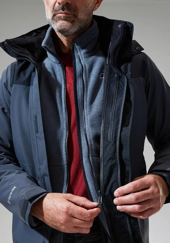 Berghaus Hillwalker InterActive Jacket, Dark Grey & Black