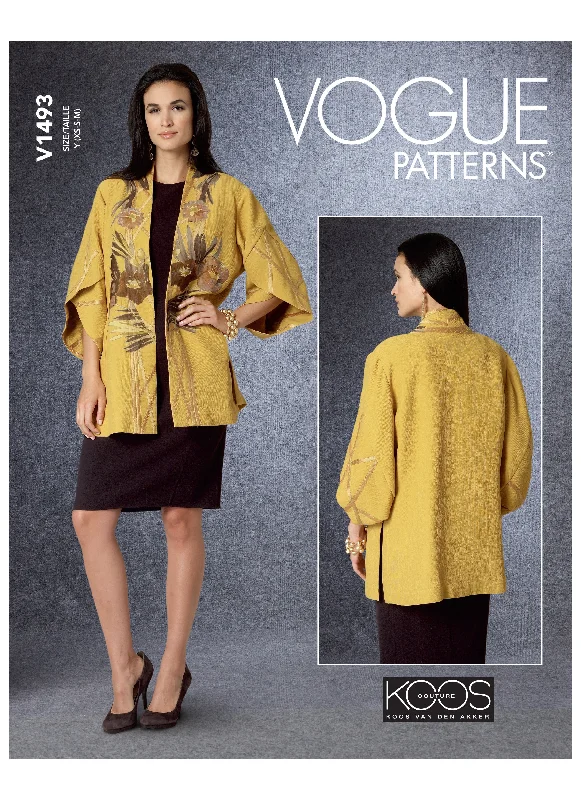 Vogue Pattern 1493  MISSES' JACKET