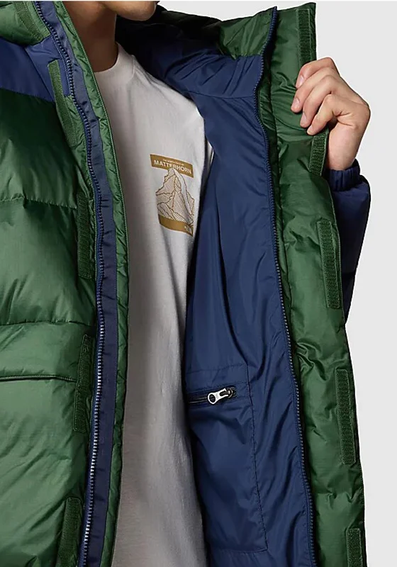 The North Face Men’s Himalayan Down Parka, Pine Needle & Summit Navy