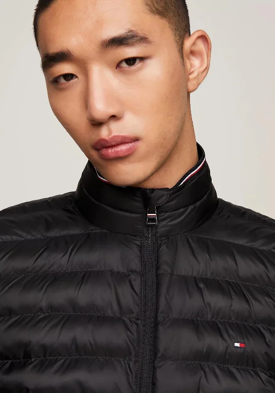 Tommy Hilfiger Packable Circular Jacket, Black