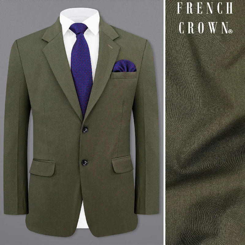 Rifle Green Single Breasted Blazer