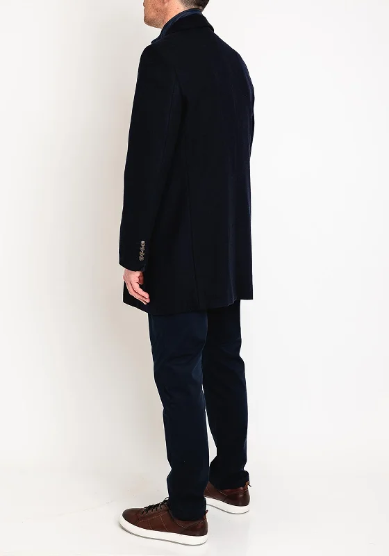 White Label Archer Double Layered Coat, Navy