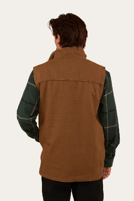 High Country Mens Vest - Tawny Brown