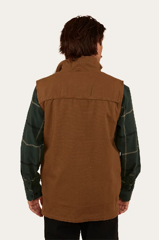 High Country Mens Vest - Tawny Brown