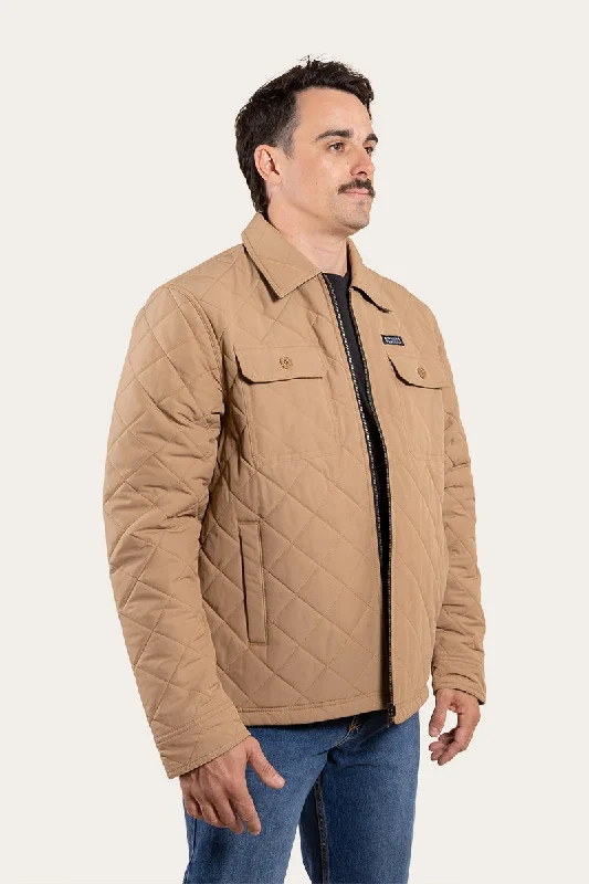 Marshall Mens Reversible Jacket - Tan