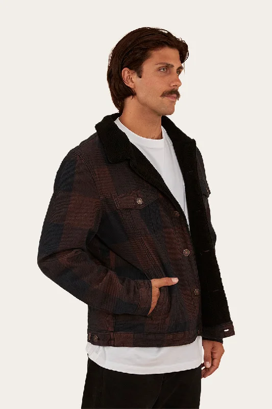 Milawa Mens Corduroy Jacket - Dark Oak