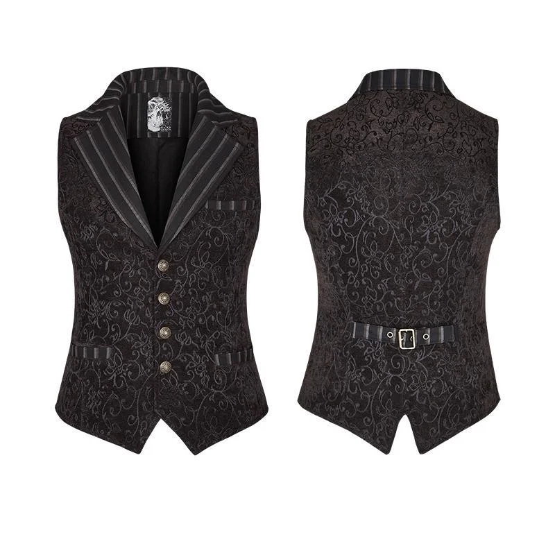 Men's Gothic Vintage Jacquard Waistcoat