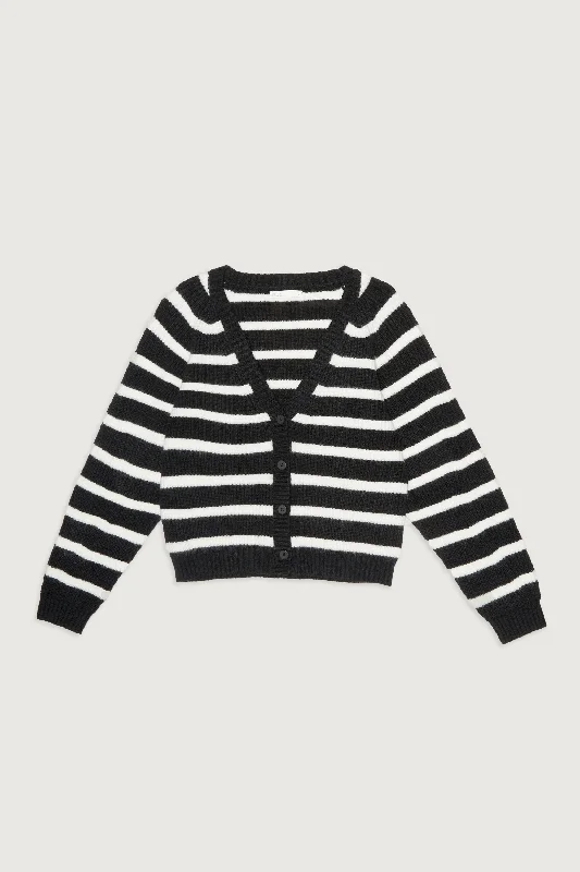 STRIPED CARDIGAN