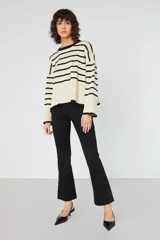 STRIPED CASHMERE SWEATER