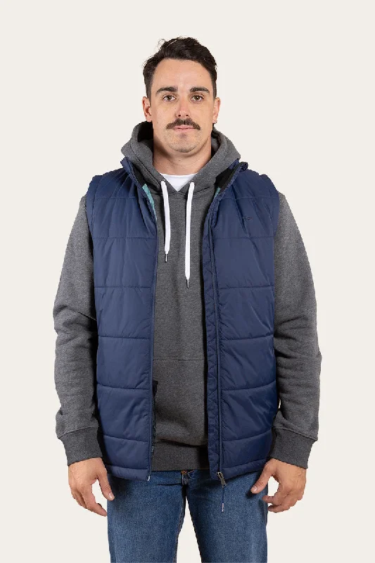 Trooper Mens Puffer Vest - Dark Navy