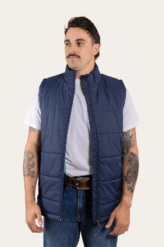 Trooper Mens Puffer Vest - Dark Navy