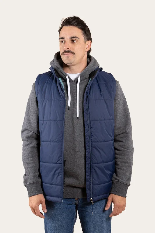 Trooper Mens Puffer Vest - Dark Navy