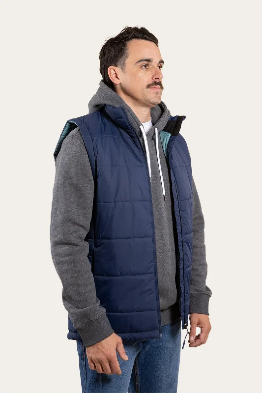 Trooper Mens Puffer Vest - Dark Navy