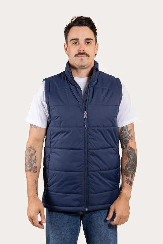 Trooper Mens Puffer Vest - Dark Navy