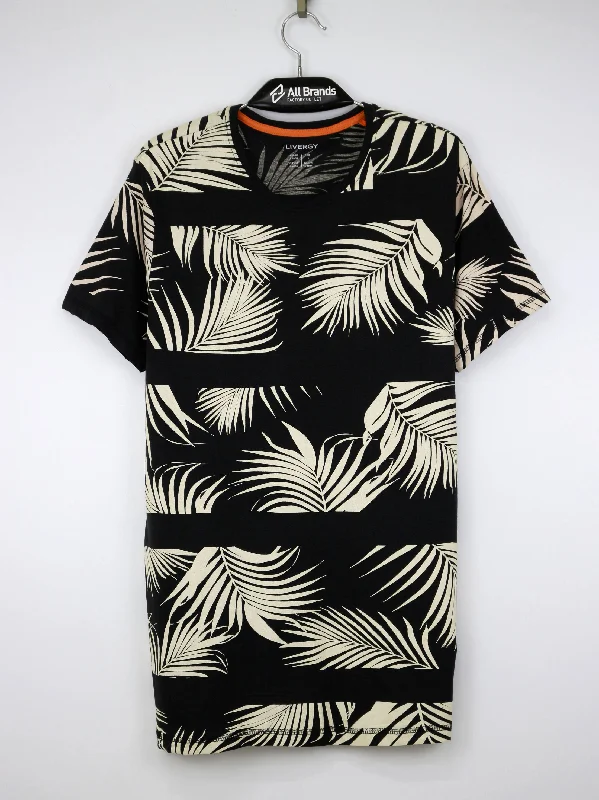 Men's Graphic Printed Top,Black