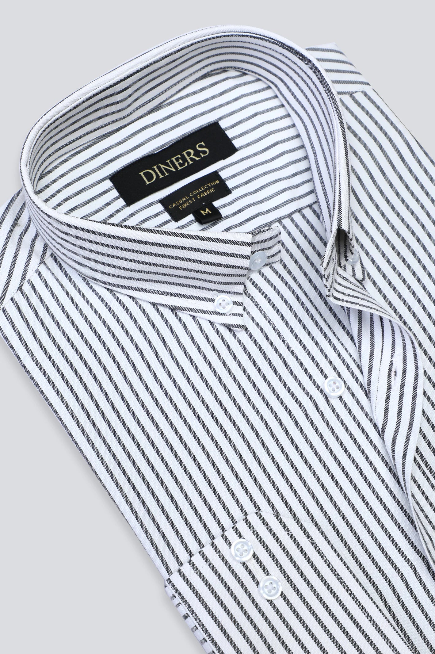 White Bengal Stripe Casual Shirt